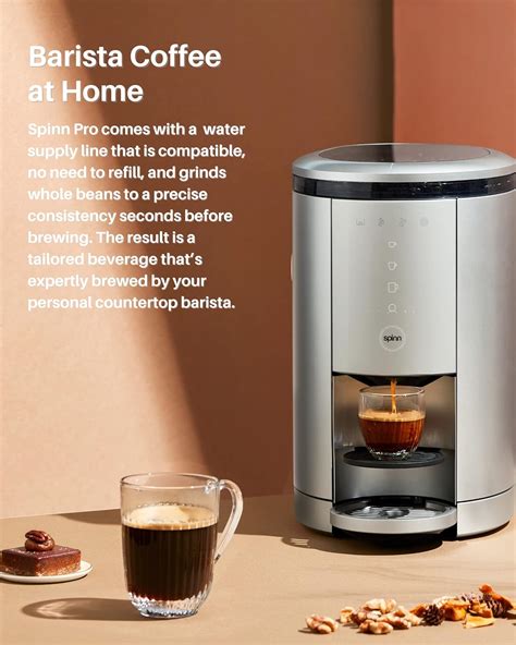 Buy SPINN Coffee Maker Pro, Smart WiFi Automatic Coffee, Cold Brew ...