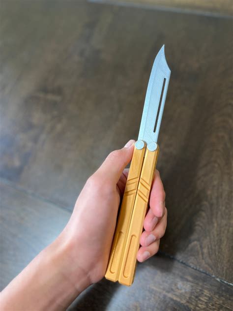 Balisong/butterfly Knife Trainer 3d Printed Durable ABS/PLA - Etsy