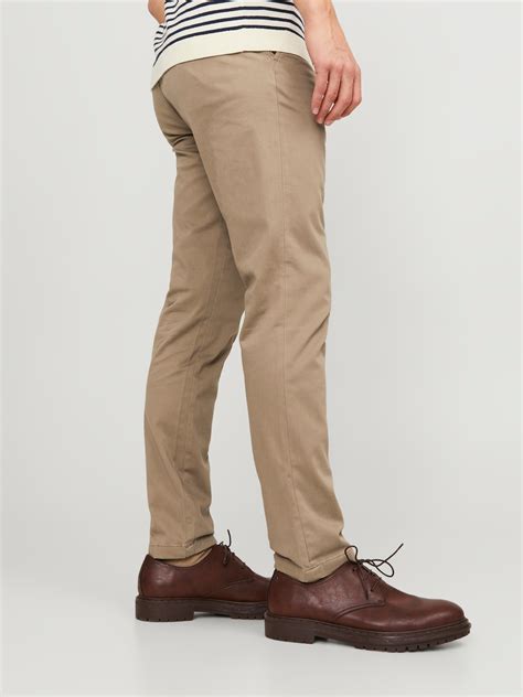 Slim Fit Chino trousers | Beige | Jack & Jones®