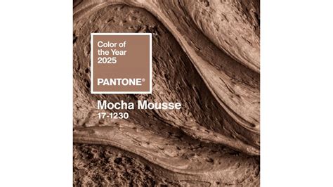 PANTONE 17-1230 MOCHA MOUSSE: IL COLORE DEL 2025