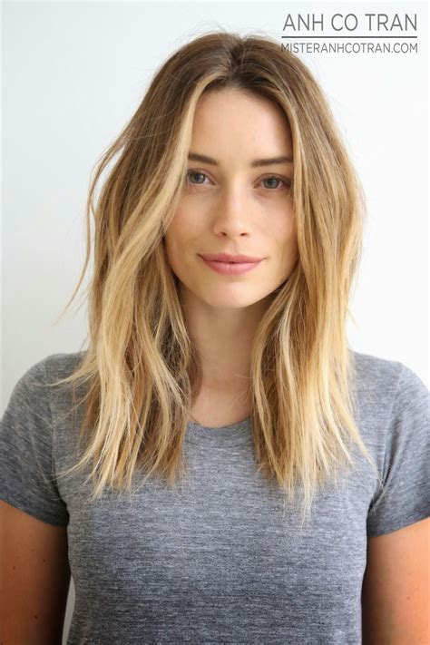 One length below shoulders | Hair styles, Long hair styles, Long thin hair