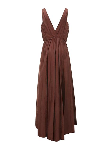 Cocktail dresses Forte Forte - Long brown dress - 12035MYDRESS3006