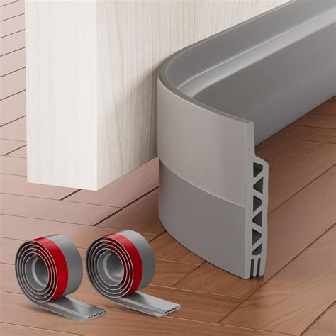 MOYENNE 2 Pack Door Draft Stopper, Door Sweeps for Exterior Doors ...
