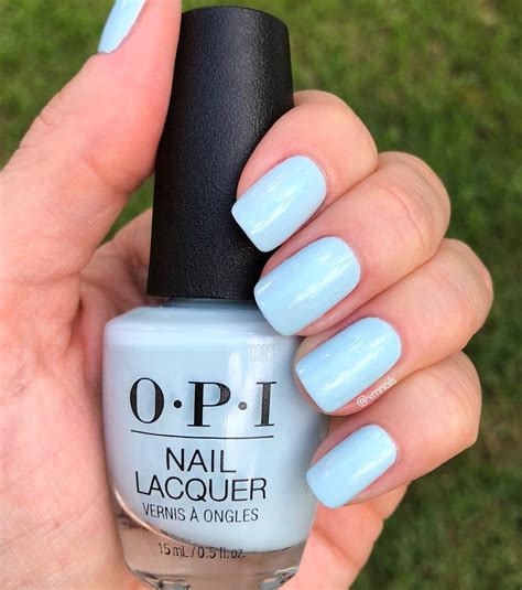 OPI - It's a Boy! - baby blue nails - light blue manicure | Blue gel ...