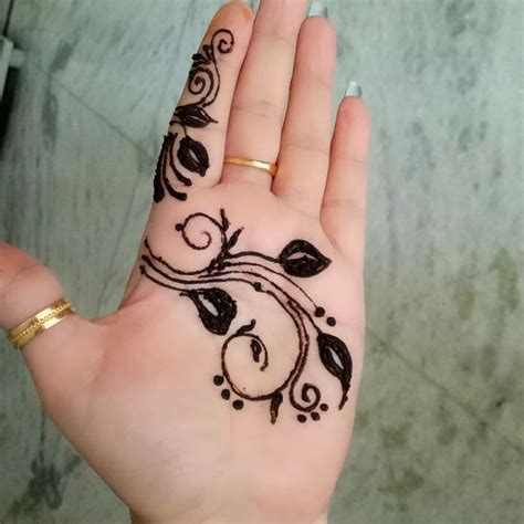Simple Palm Henna Design - yeojattal web