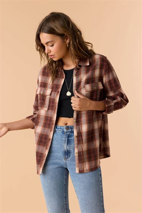 Womens Plaid Shirts