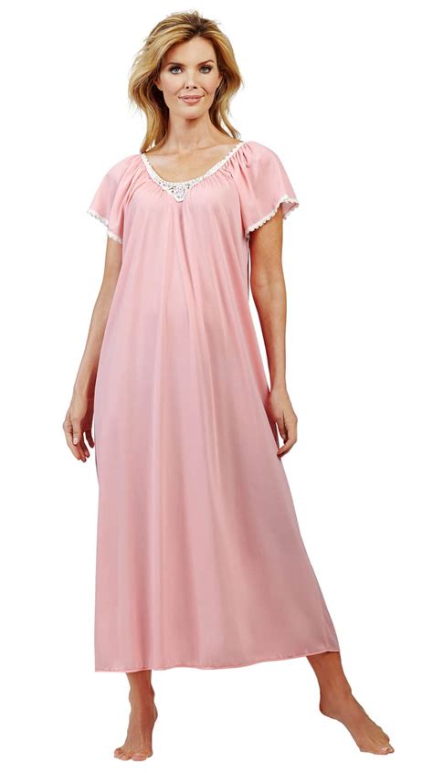 Silk & Lace Nightgowns for Women | Plus Size Nighty for Ladies