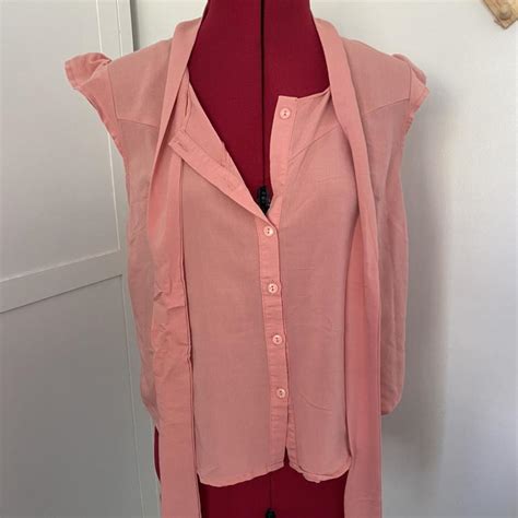 Princess Highway Women's Pink Blouse | Depop