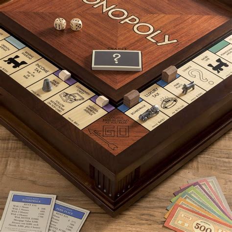 This Wooden-Edition Monopoly Board is Beautiful Enough to Pass Down to ...