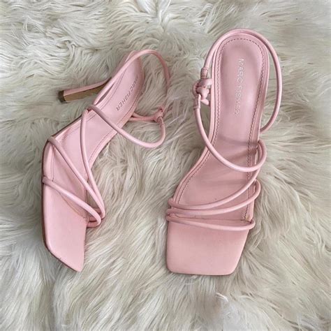 Marc Fisher Women's Pink Sandals | Depop