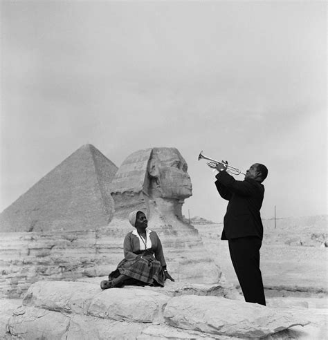Behind the Iconic Image of Louis Armstrong Playing Trumpet for His Wife ...