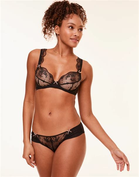 Clera Black Unlined Demi, 32DD-38D | Adore Me