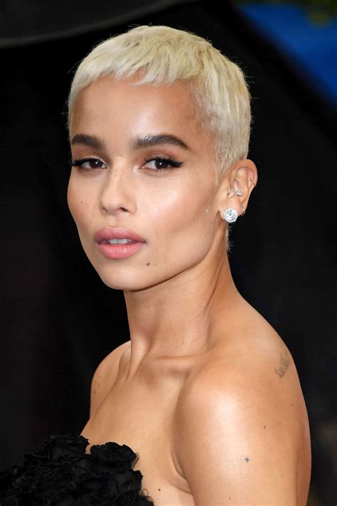 Female Buzz Cut With Bangs