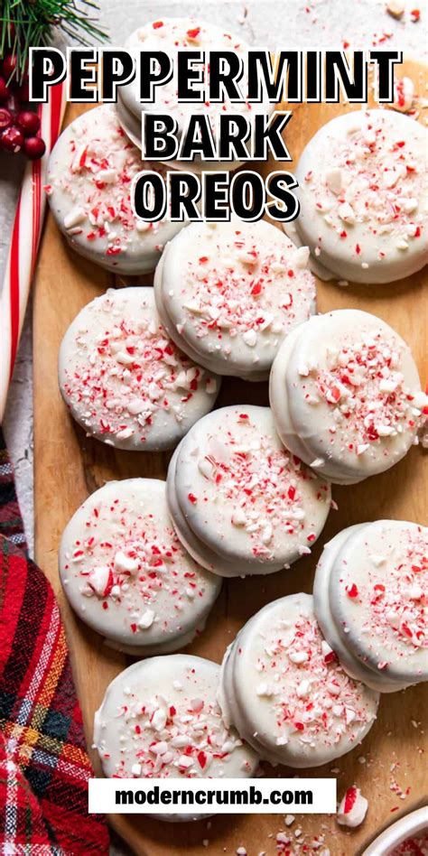 Peppermint Bark Oreos | Festive Christmas Treat