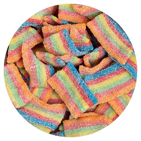 Amazon.com : Sour Rainbow Belt Bites, Gummy Candy, The Hampton Popcorn ...