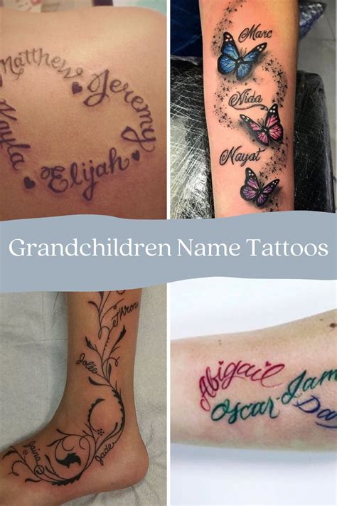 73 Meaningful Grandchildren Tattoos + Images - TattooGlee | Tattoo for ...