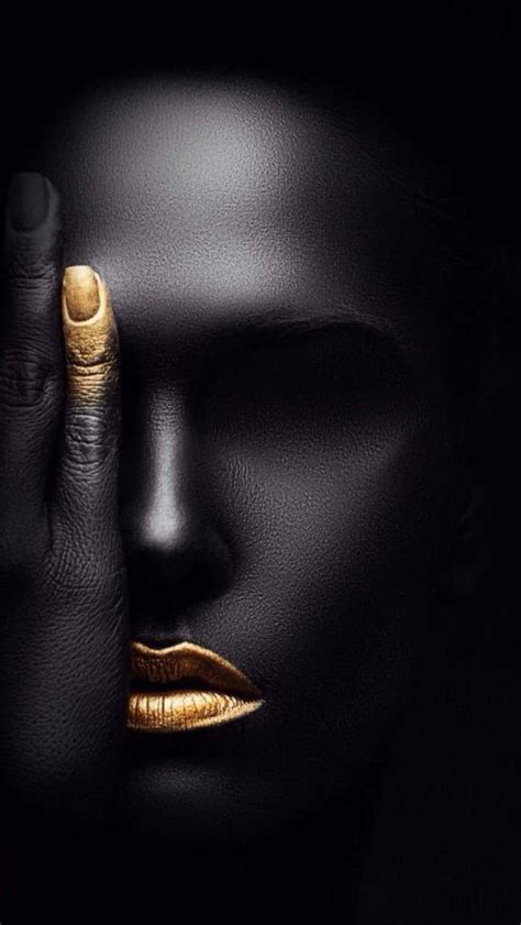 Download Sexy Black Woman No Eyes Wallpaper | Wallpapers.com