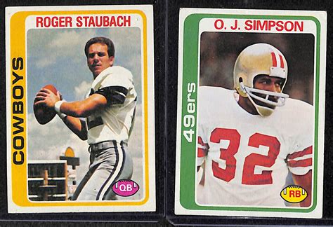 Lot Detail - Lot of 700+ Topps Football Cards from 1970, 1978, & 1979 w ...
