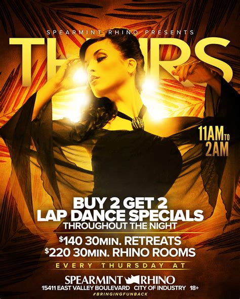 Specials – Spearmint Rhino Club