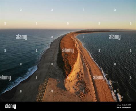 Great Point Light Sunset, famous tourist attraction and Landmark of ...
