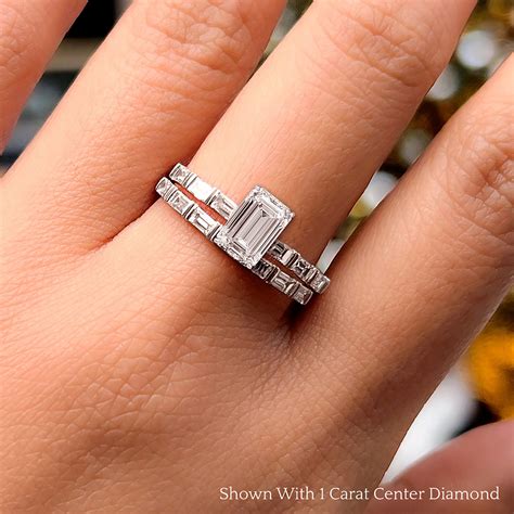 Wedding bands that go with emerald cut 60 photos - Astyledwedding.com