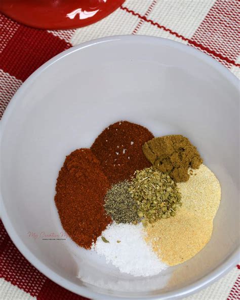 Easy Chicken Taco Seasoning Recipe - My Creative Manner