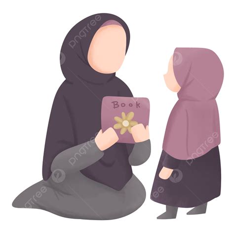 Muslim Mom Teaching Her Daughter, Muslim Mom, Mom Teaching Daughter ...