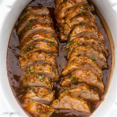 Glazed Slow Cooker Pork Tenderloin recipe - The Recipe Rebel