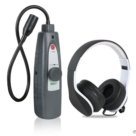 Detector ultrasónico de fugas con auriculares, detector de fugas de aire de 40 KHz ± 2 KHz ...