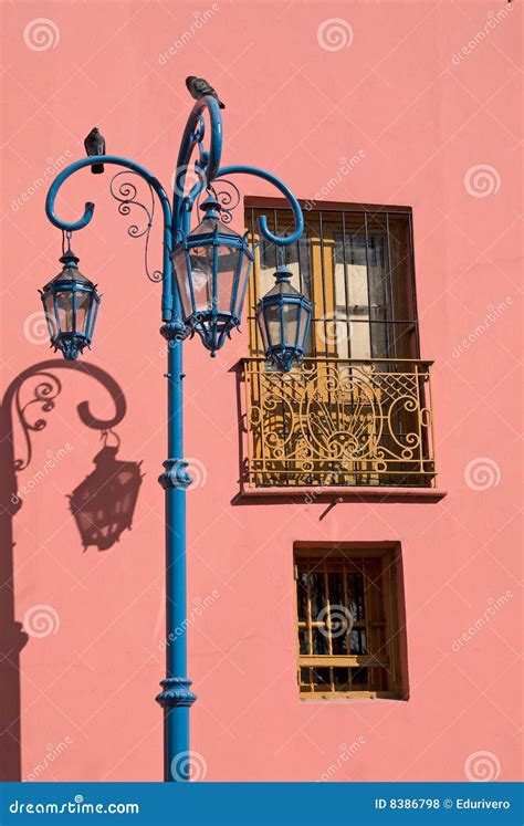 Colorful Pink Wall in La Boca Stock Photo - Image of destinations, iron ...