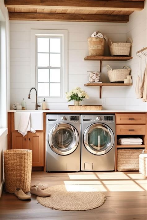 40+ Chic Farmhouse Laundry Room Decor Ideas for Home Enthusiasts ...