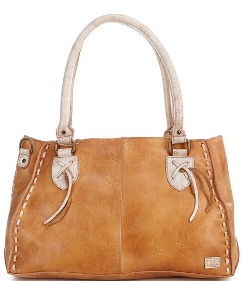 Bed Stu Rockababy Leather Slouchy Satchel Bag | Dillard's