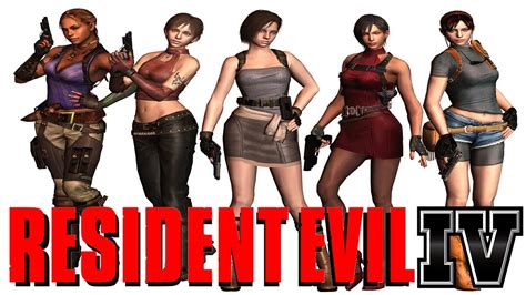 ALL FEMALE CHARACTERS RESIDENT EVIL IN GTA IV - YouTube