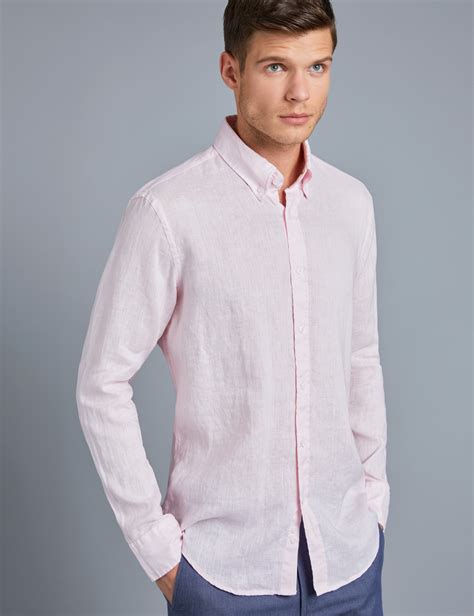 Men's Slim Fit Long Linen Shirts at Kasey Bailey blog