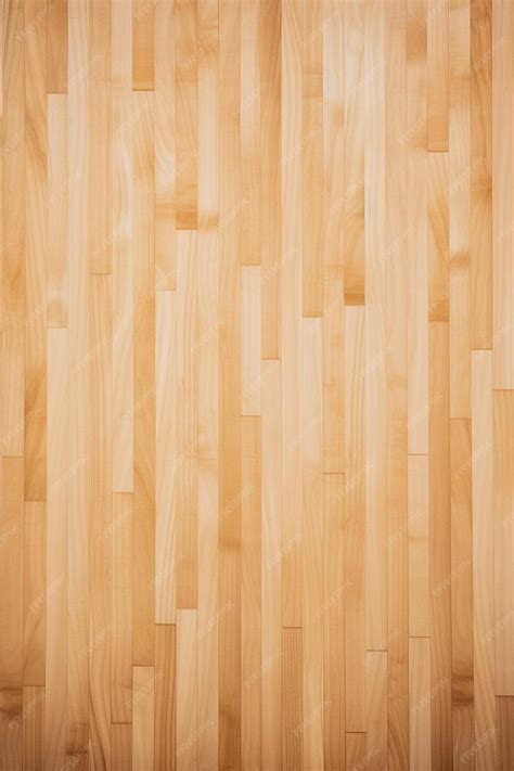 Premium Photo | Hardwood maple basketball court floor viewed from above ...