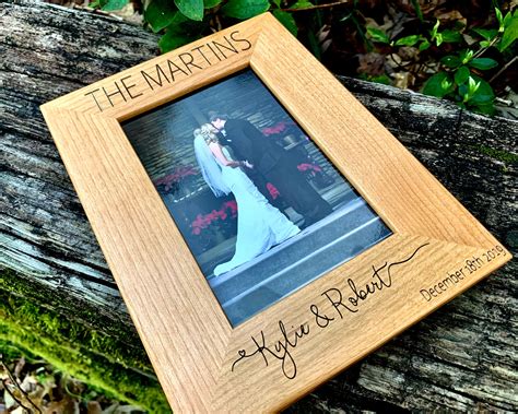 Wedding Picture Frame Personalized Picture Frame Picture | Etsy