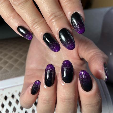 37+ Best Black and Purple Ombre Nails Ideas - Nail Designs Daily