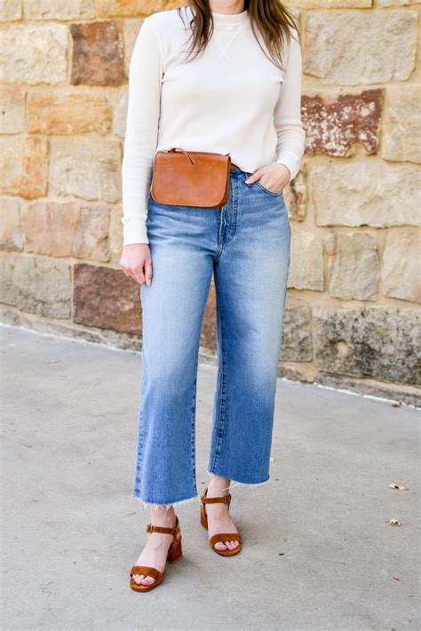 How to Style Wide Leg Crop Jeans