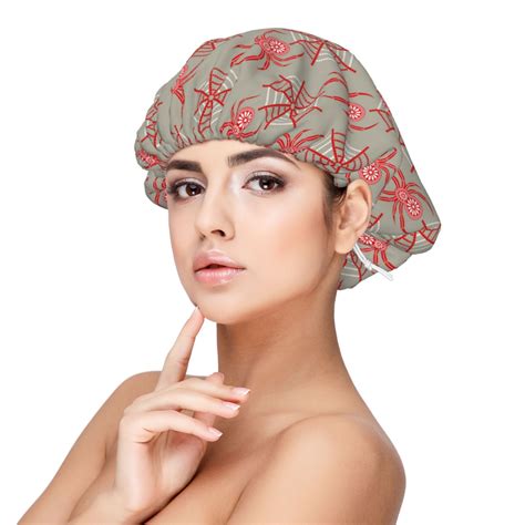 Silk Bonnet for Sleeping Women Men, Insects Spiders Kawaii Adjustable Elastic Satin Bonnet ...