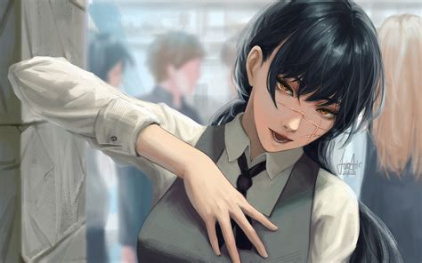 Download Asa Mitaka Anime Chainsaw Man HD Wallpaper by Luxe