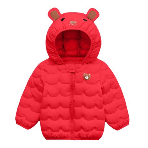 enyan Kids Down Coats Girls Winter Coat Packable Lightweight Hooded ...