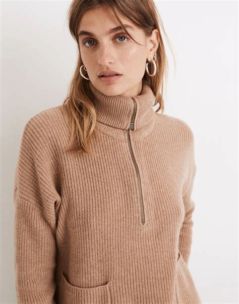Glenbrook Half-Zip Pullover Sweater | Madewell