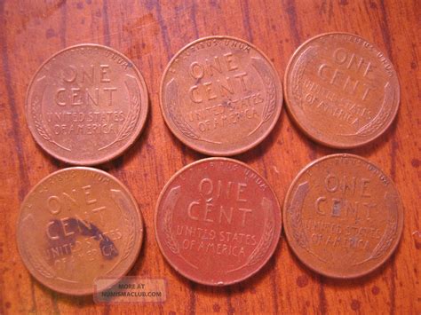 21 1958 P D Pennies Penny Wheat Lincoln Circulated Ungraded One Cent