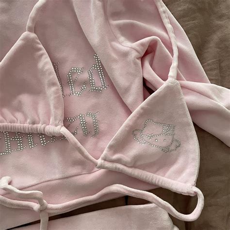 Sugar and vapor hello kitty rhinestone set • bikini... - Depop