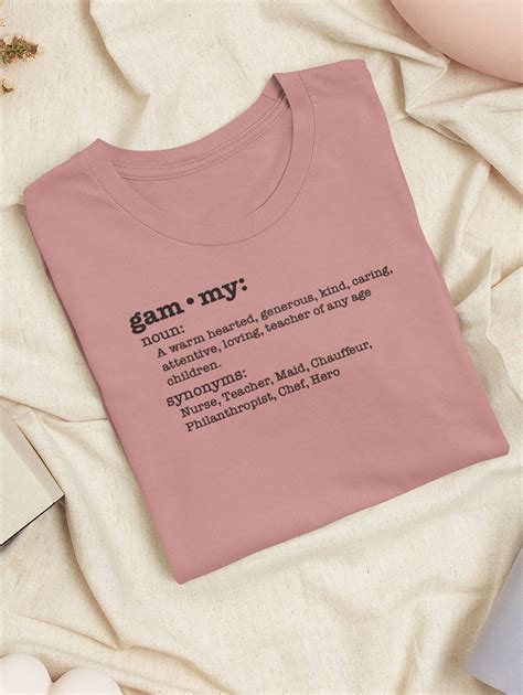 Gammy Gift Gammy Shirt Gam Gam Shirt Gammie Gift Definition Shirt - Etsy