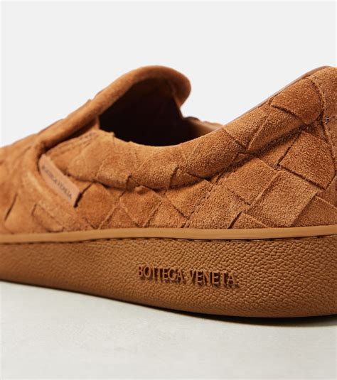 Sawyer suede slip-on sneakers in brown - Bottega Veneta | Mytheresa