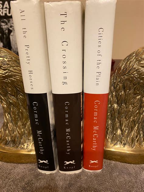 Cormac Mccarthy-border Trilogy FIRST EDITIONS "all the Pretty Horses ...