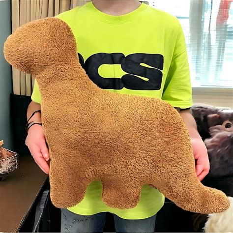 Dino Nugget Pillow Dinosaur Nugget Plush Dinosaur Throw Pillow Cute ...
