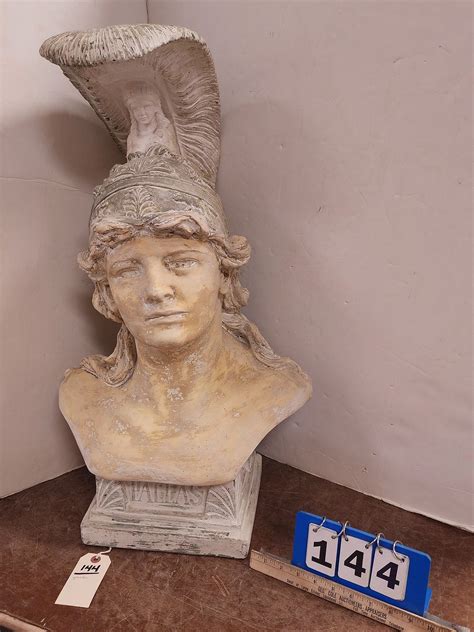 PLASTER BUST OF PALLAS 29" sold at auction on 18th February | George Cole