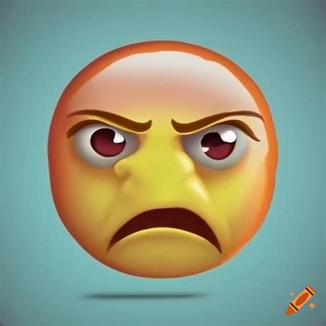 Style: emoji art, disgusted facial expression (wrinkled nose, raised ...